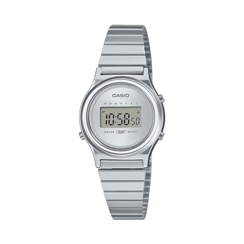 Casio Vintage Silver Digital Watch - Image 2