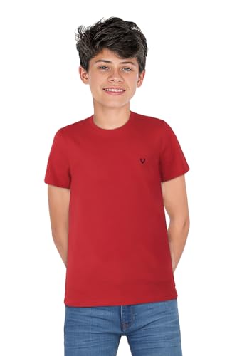 Allen Solly Boys Cotton Regular Fit Crew Neck T-shirt - Image 2