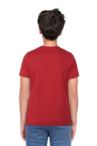 Allen Solly Boys Chest Print Crew Neck T-shirt - Image 3