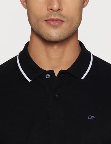 Peter England Men's Snug Fit Solid Polo T-Shirt - Image 5