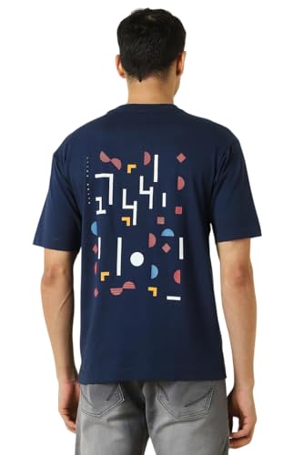 Allen Solly Men Cotton Regular Fit Drop Shoulder T-shirt - Image 2