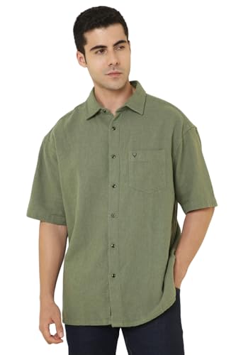 Allen Solly Men Cotton Blend Regular Fit Casual Shirt - Image 2