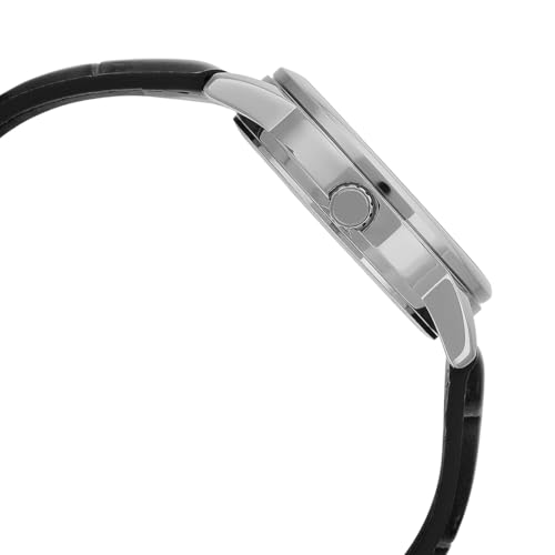 Casio Enticer MTP-V002L-1BUDF Black Dial Leather Strap Watch - Image 5