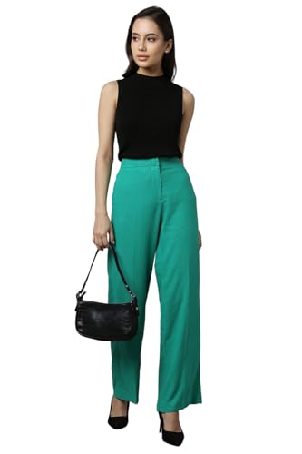 Allen Solly Women High Rise Casual Regular Fit Pants - Image 5