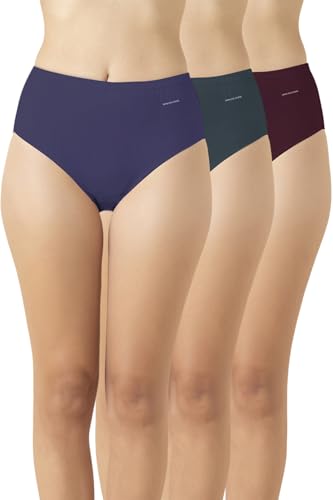 Van Heusen Women's Cotton Solid Slub Hipster Briefs Pack of 3 - Image 2