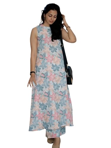 Leriya Fashion Women's Rayon Viscose Straight Jaipuri Printed Kurta with Pant | Stylish Ethnic Wear - Authentic Leriya Clothing | UrbanThreads - Image 2