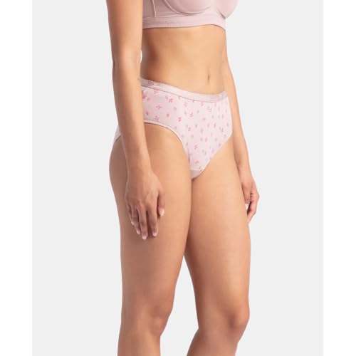 Jockey 1523 Women's High Coverage Cotton Mid Waist Hipster - Image 4