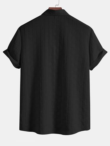 Leriya Fashion Men's Formal Button Down Shirt – Slim Fit Office Wear Shirt for Men | Textured Short - Authentic Leriya Clothing | UrbanThreads - Image 4