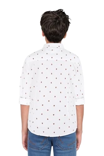 Allen Solly Boy's Cotton Regular Fit Shirt - Image 3