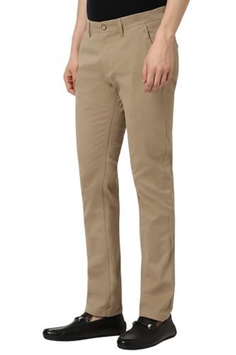 Peter England Men's Skinny Fit Mid Rise Chinos - Image 3