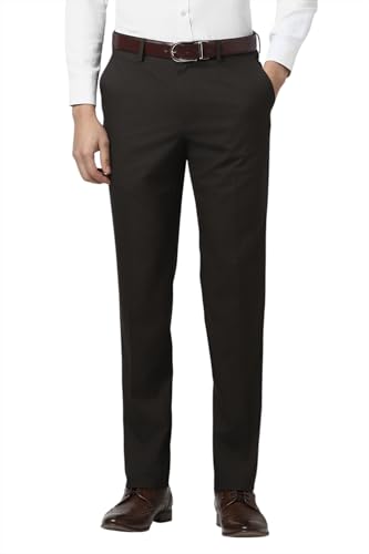 Van Heusen Men's Mid Rise Slim Fit Formal Trousers - Image 2