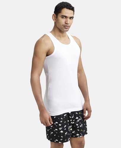 Jockey 8820 Men's Slim Fit Sleeveless Vest - Image 5