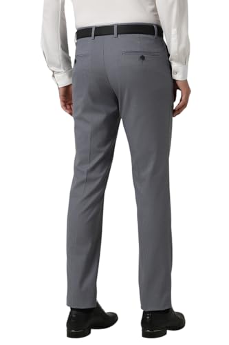 Peter England Men Mid Rise Neo-Slim Formal Trouser - Image 5