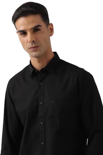 Peter England Men's Slim Fit Full Sleeve Cotton Casual Shirt - Image 5