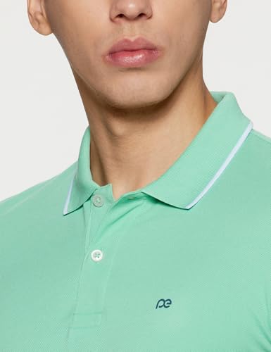 Peter England Men's Snug Fit Solid Polo T-Shirt - Image 5
