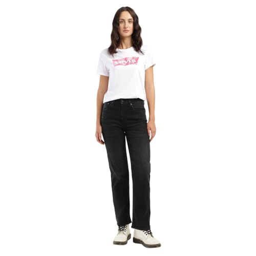 Levi's Women's High Rise Ribcage Slim Straight Jeans - Image 2
