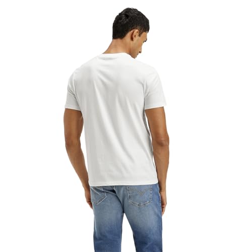 Levi's Men's Slim Fit Letter Print T-Shirt White - Image 3