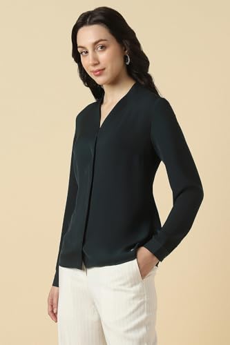 Allen Solly Womens Full Sleeve V Neck Top - Image 3