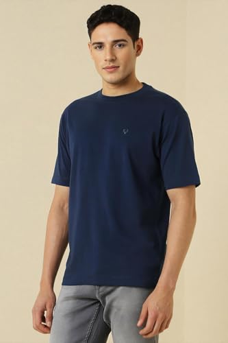 Allen Solly Men Cotton Regular Fit Drop Shoulder T-shirt - Image 5