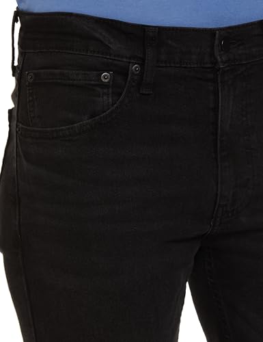 Levi's Men's 512 Mid Rise Fitted Jeans Black - Image 4