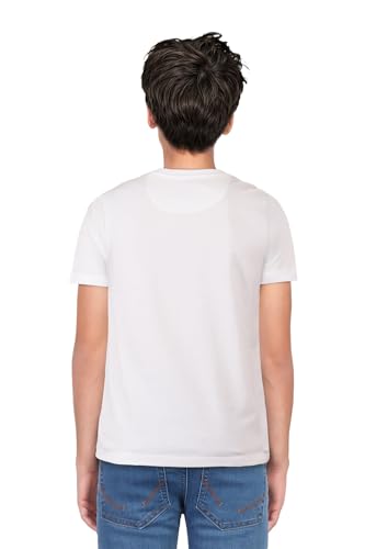 Allen Solly Boys Oversized Crew Neck T-shirt Stag Logo - Image 3