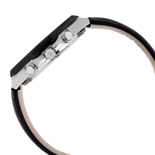 Casio Edifice EFB-680BL-1AVUPR Black Leather Watch - Image 3