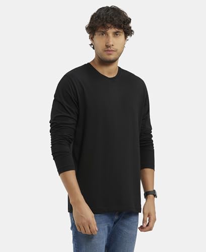 Jockey AM95 Men's Cotton Rich Regular Fit Full Sleeve T-Shirt - Image 5