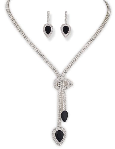 Shining Diva Crystal Diamond Necklace Jewellery Set for Women - Image 2