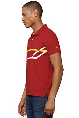 Allen Solly Men's Cotton Solid Regular Fit Polo Shirt - Image 3