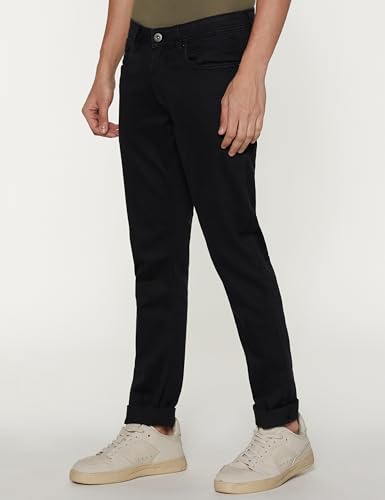 Peter England Men Mid Rise Neo-Slim Fit Stretchable Jeans - Image 5