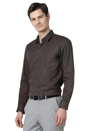 Peter England Men's Cotton Regular Fit Formal Shirt - Image 4