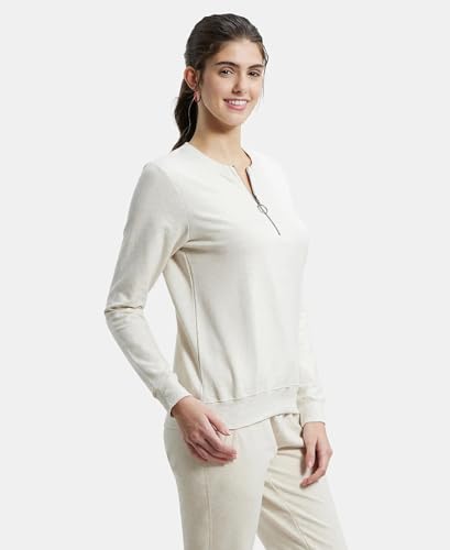 Jockey Women's Super Combed Cotton Elastane Sweatshirt - Image 4