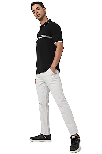 Peter England Men's Solid Regular Fit Polo Cotton Rich - Image 4