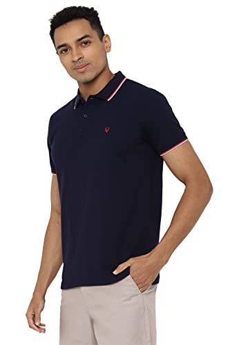 Allen Solly Men Cotton Solid Regular Fit Polo - Image 4