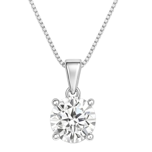 ZAVYA 925 Sterling Silver Rhodium Plated Necklace Women - Image 2