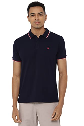 Allen Solly Men Cotton Solid Regular Fit Polo - Image 2