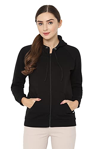 Allen Solly Women's Synthetic Hooded Neck Sweatshirt - Image 2