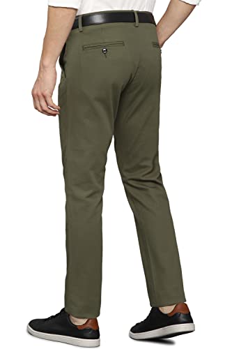 Allen Solly Olive Slim Fit Casual Pants - Image 4