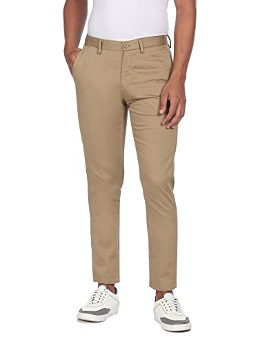 US Polo Association Men Mid Rise Regular Fit Casual Pants - Image 2