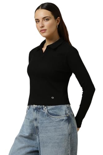 Allen Solly Women's Solid Regular Fit Blouse - Image 3