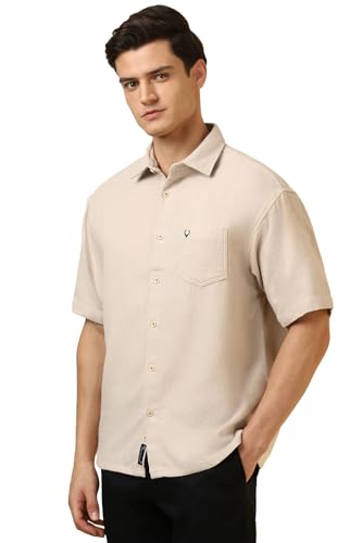 Allen Solly Men Cotton Blend Regular Fit Casual Shirt - Image 3
