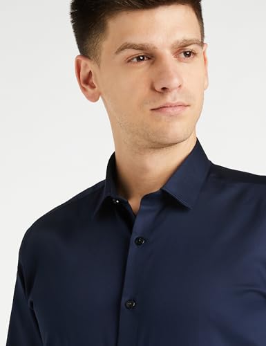 Van Heusen Men's Cotton Solid Slim Fit Shirt - Authentic Van Clothing | UrbanThreads - Image 5