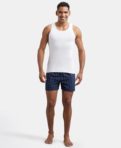 Jockey FP04 Men's Combed Cotton Rib Sleeveless Vest - Image 5