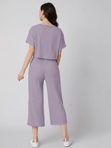 Printed Lycra Co-ord Set - Effortless Style | UrbanThreads.in - Image 4