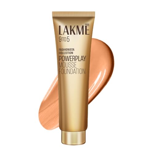 Lakme Powerplay Mousse Foundation Rose Ivory Mini 9g - Image 2
