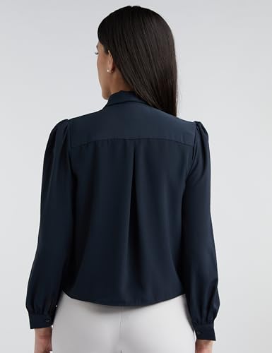 Allen Solly Women's Polyester Solid Regular Fit Blouse - Image 4