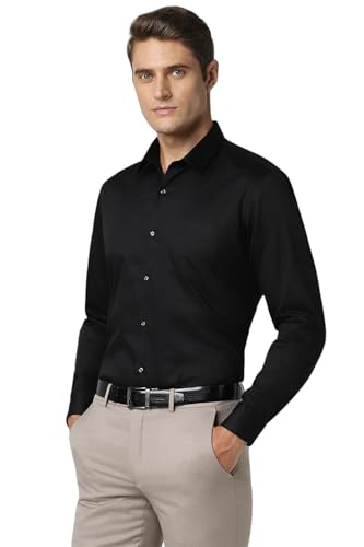 Peter England Satin Sheen Shirt Grey - Image 3