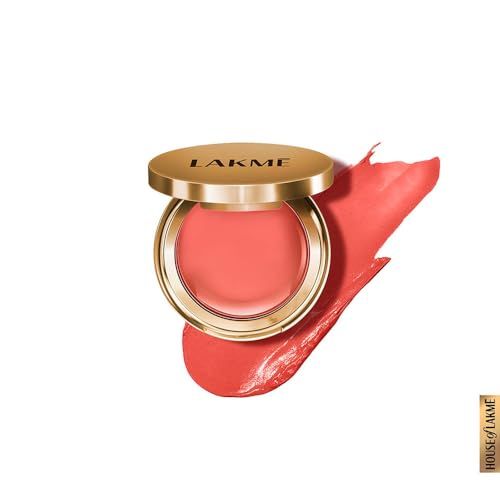 Lakme 9 to 5 Powerplay Velvet Crème Blush Soft Coral 9gm - Image 2