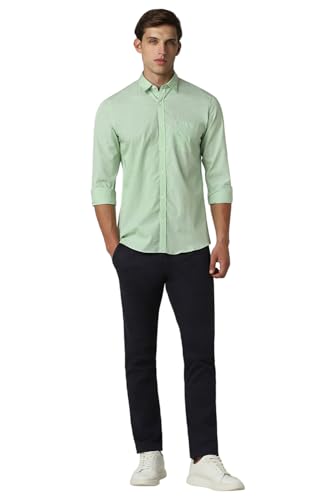 Peter England Men's Cotton Slim Fit Print Shirt - Image 5