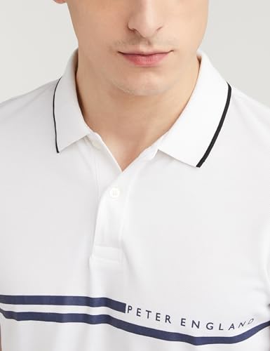 Peter England Men's Solid Regular Fit Polo Cotton Rich - Image 5